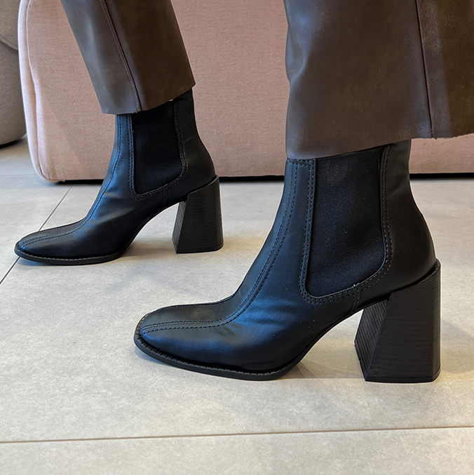 Botas Chelsea High Preto