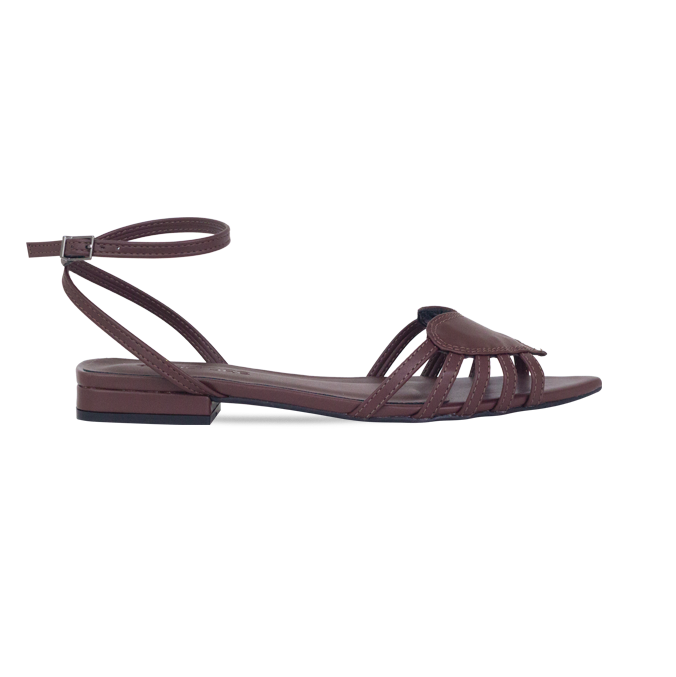 Rasteiras Dixie Flat Marrom