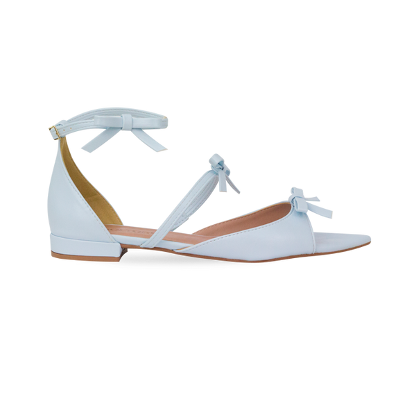 Rasteira Lili Flat Azul