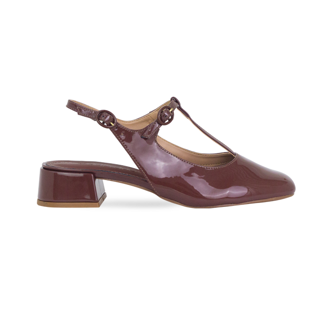 Scarpin Janet New Marrom