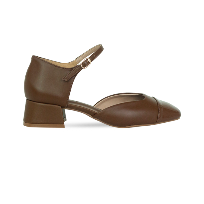 Scarpin Lorena Marrom