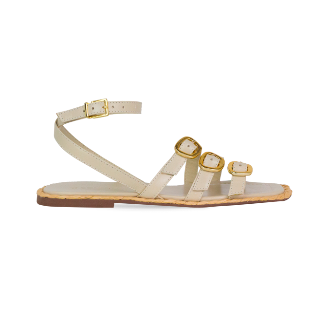 Rasteira Gaia Off White