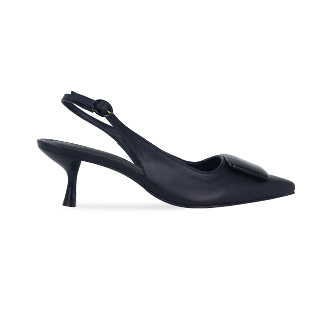 Scarpin Fatima High Preto