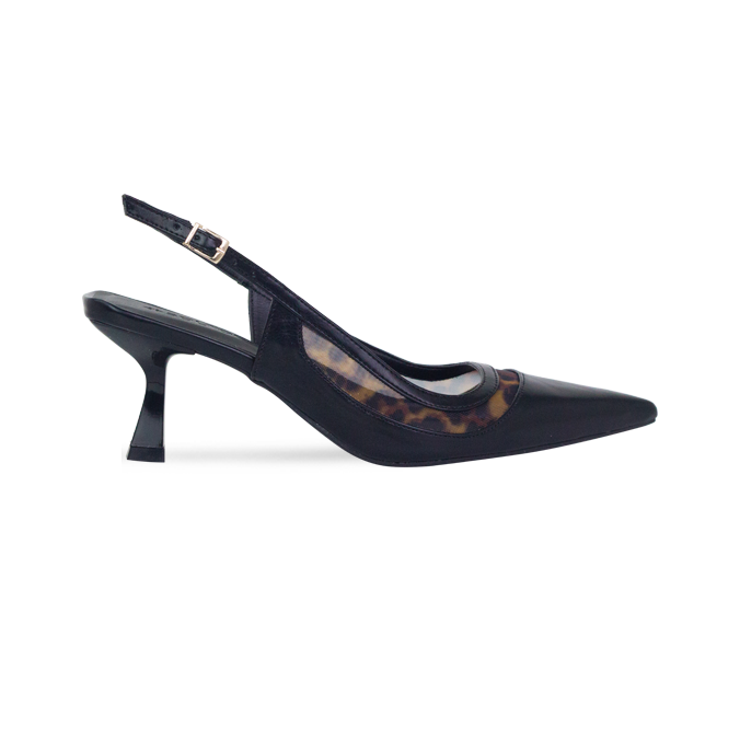 Scarpin Zoe Onça