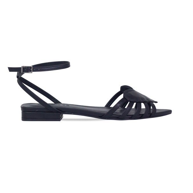 Rasteiras Dixie Flat Preto
