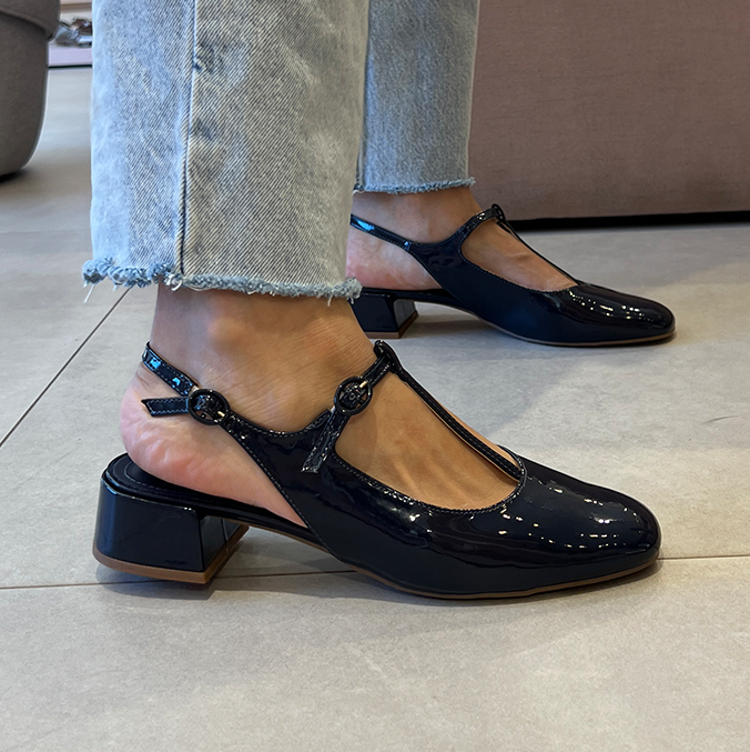 Scarpin Janet New Azul