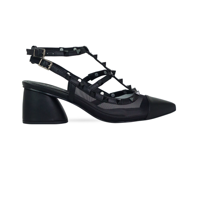 Scarpin Gabi Low Preto