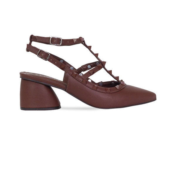 Scarpin Mona Low New Marrom