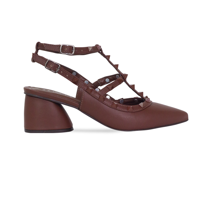 Scarpin Mona Low New Marrom