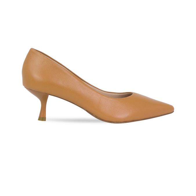 Scarpin April Caramelo