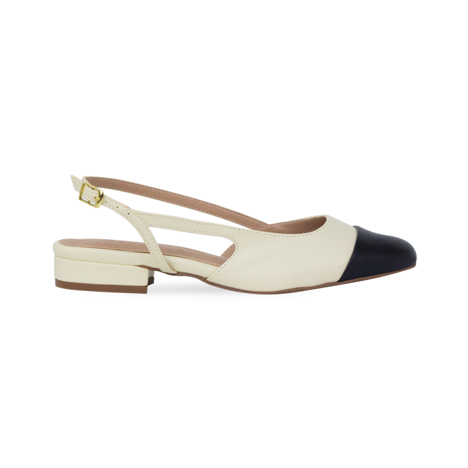 Sapatilha Vonda Flat Off White