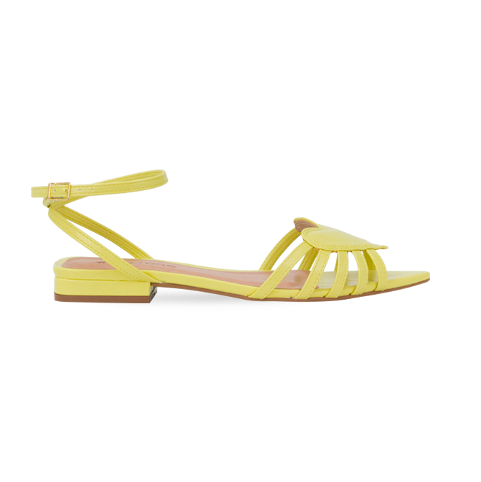 Rasteira Dixie Flat Pistache