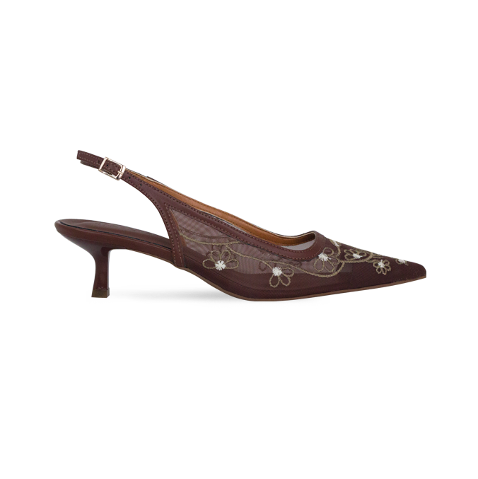 Scarpin Mila Marrom