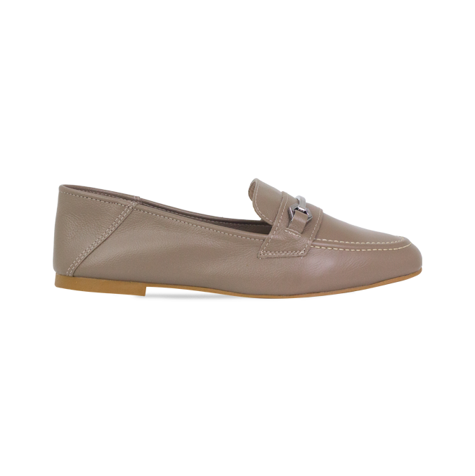 Mocassim Elaine Cinza