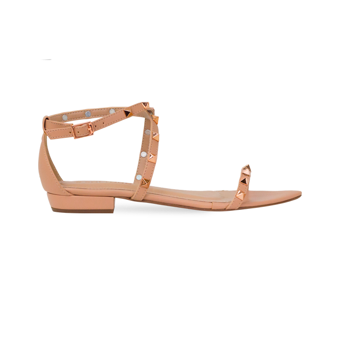 Rasteira Brenda Flat Nude