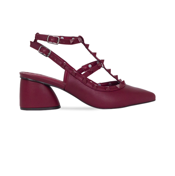 Scarpin Mona Low New Vinho