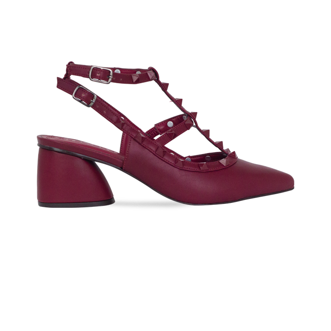 Scarpin Mona Low New Vinho
