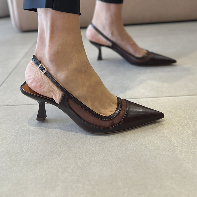 Scarpin Zoe Marrom