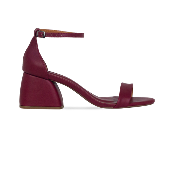 Sandálias Carly Low Vinho – Essencial para Looks Sofisticados