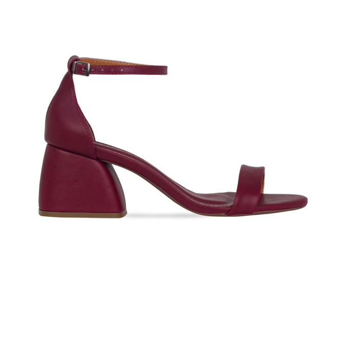 Sandálias Carly Low Vinho – Essencial para Looks Sofisticados