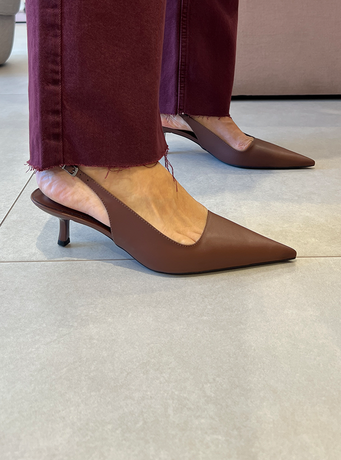 Scarpin Mirian Np Marrom