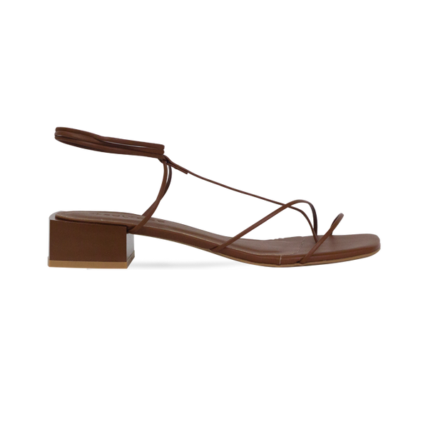 Sandálias Amber Low Marrom