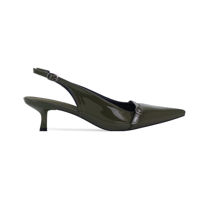 Scarpin Carol Verde – Estilo refinado no salto 5 cm