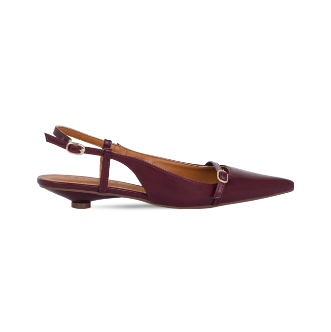 Scarpin Slingback Jessie Vinho