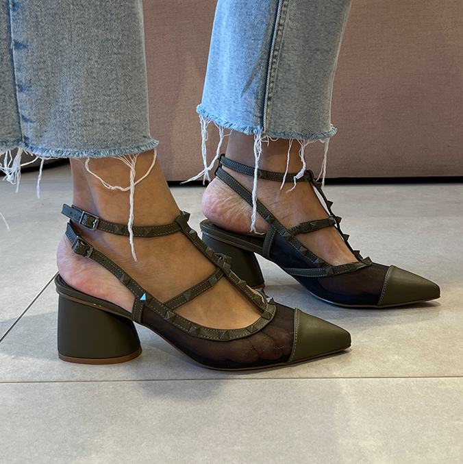 Scarpin Gabi Low Verde