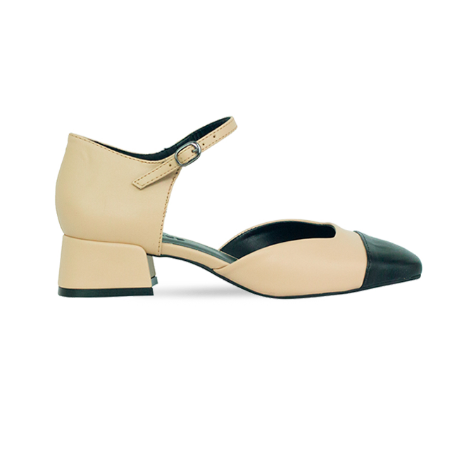 Scarpin Lorena Amendoa/preto