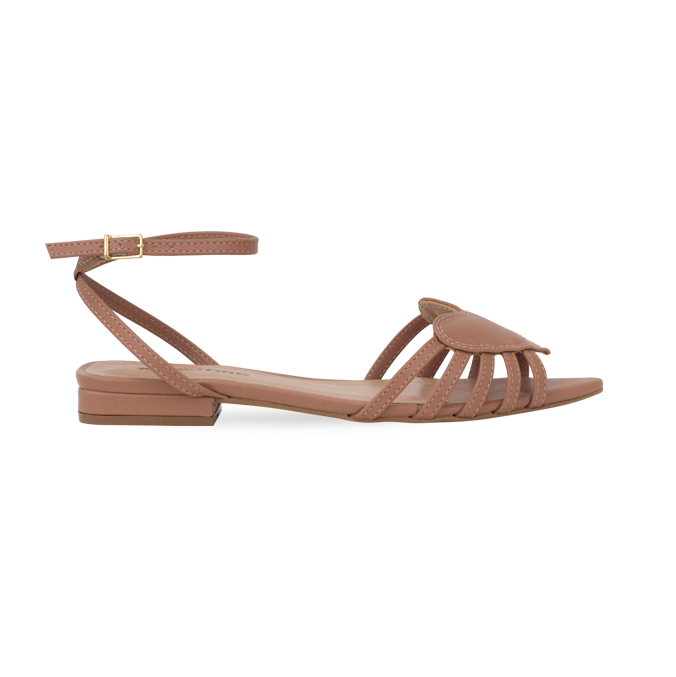 Rasteira Dixie Flat Blush