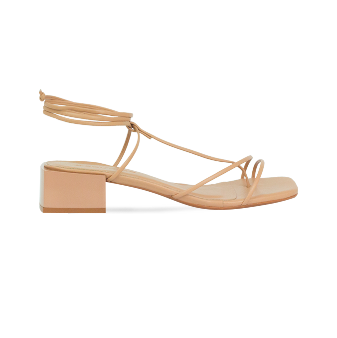 Sandálias Amber Low Nude
