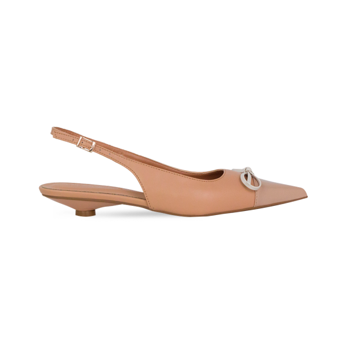 Scarpin Clotilde Nude/Amendoa