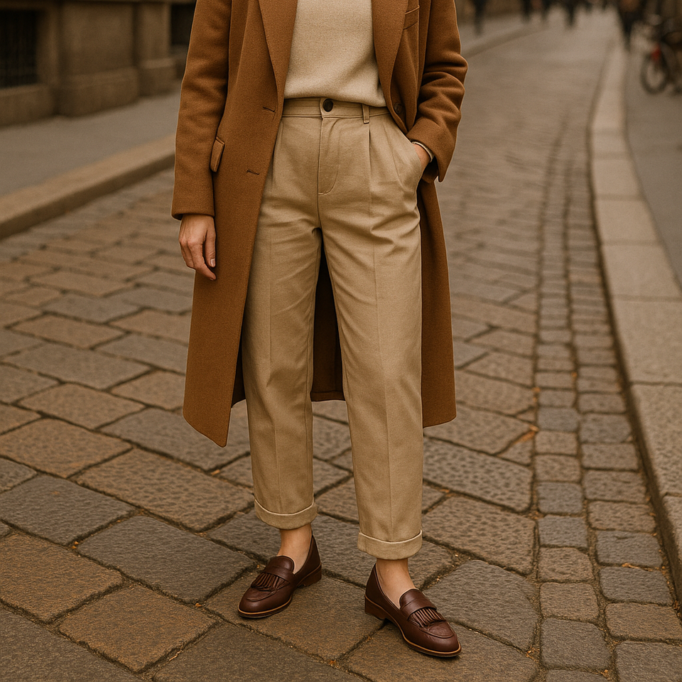 Mocassim Maura Marrom: Detalhe em Franja e Couro Premium para o Inverno