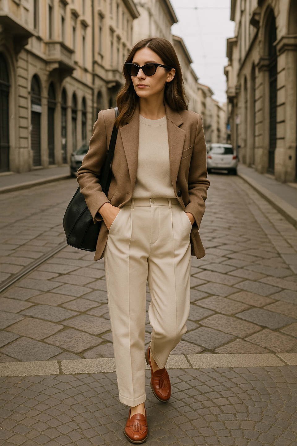 Mocassim Maura Whisky – Couro premium com franja e elegância atemporal