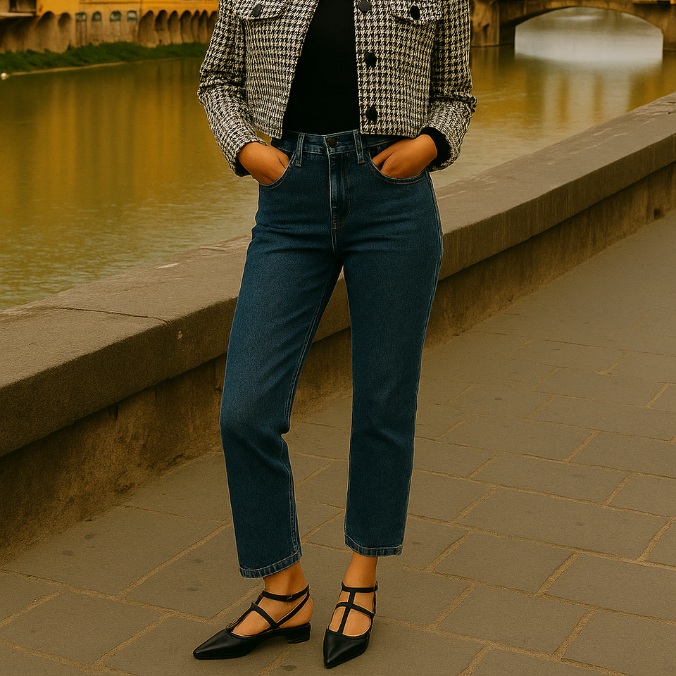 Sapatilha Mona Flat Preto com Spikes Monocromática