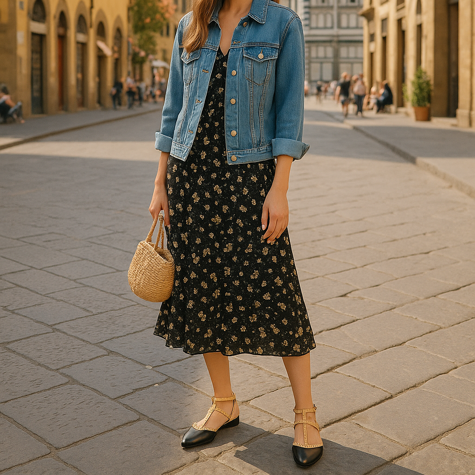 Sapatilhas Mona Flat Preto/Nude: Toque de Estilo com Pirâmides