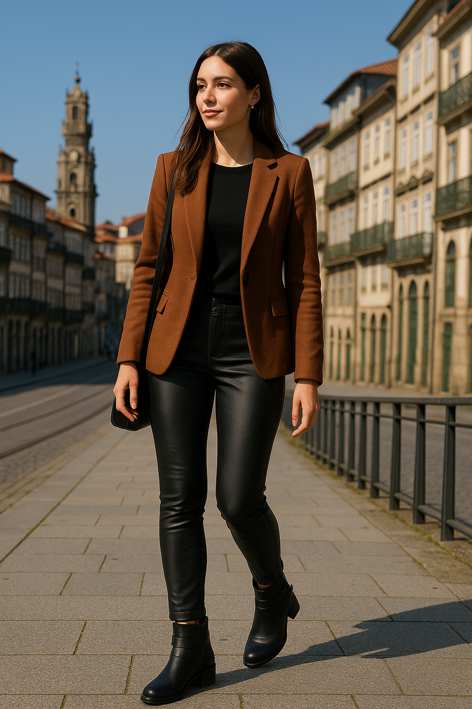 Botas Dillay Preto Cano Médio e Salto 4cm