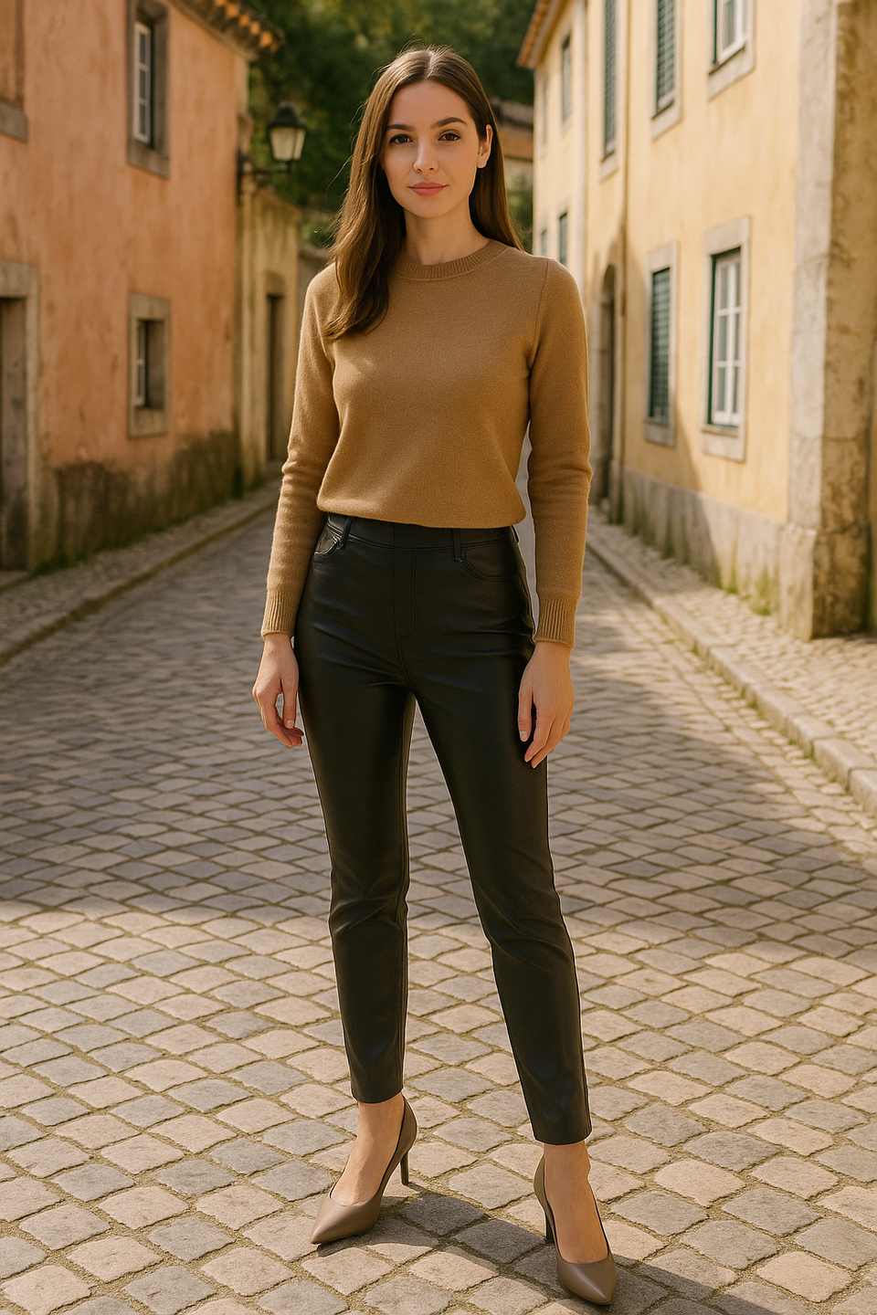Scarpin Luna Cinza com Forro Monocromático