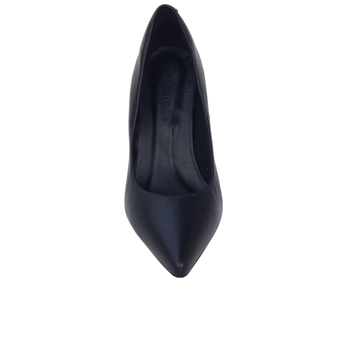 Scarpin Duci Preto – Elegância Atemporal em Couro Premium