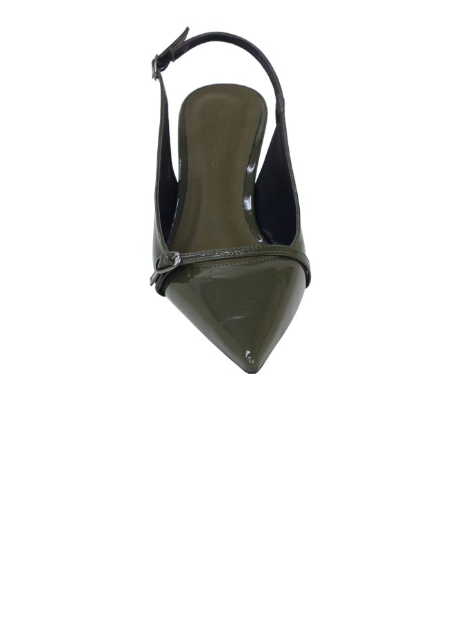 Scarpin Carol Verde – Estilo refinado no salto 5 cm