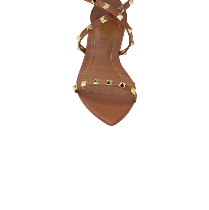 Rasteira Brenda Flat Whisky