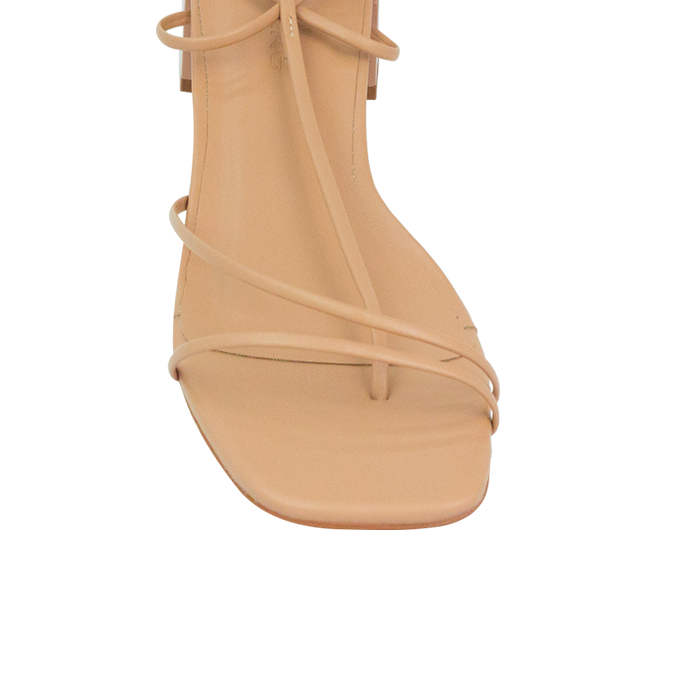 Sandálias Amber Low Nude