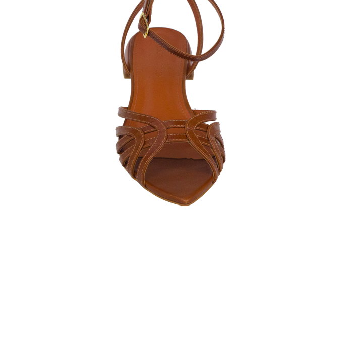 Rasteira Claire Whisky