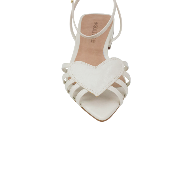Rasteira Dixie Flat Off White