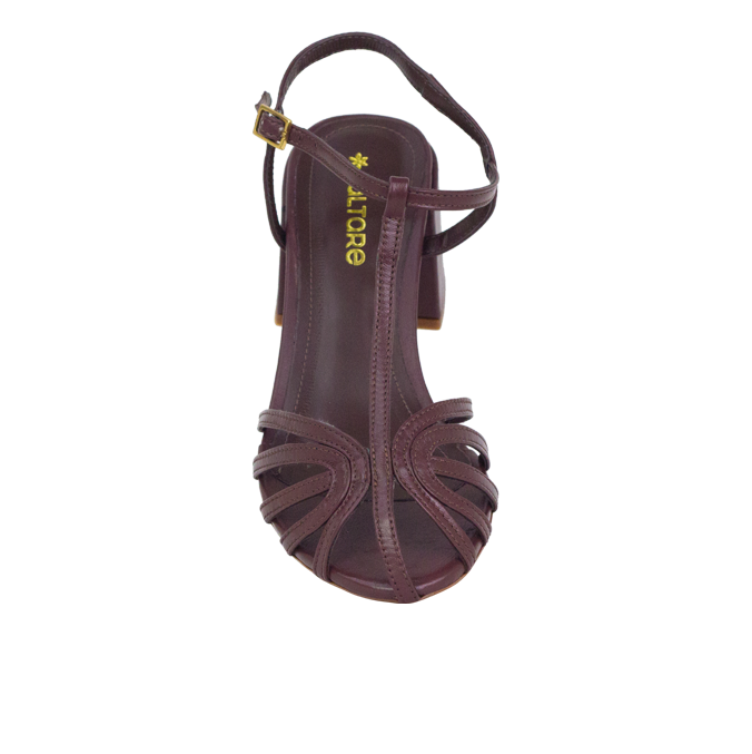 Sandália Tarsia New Marrom