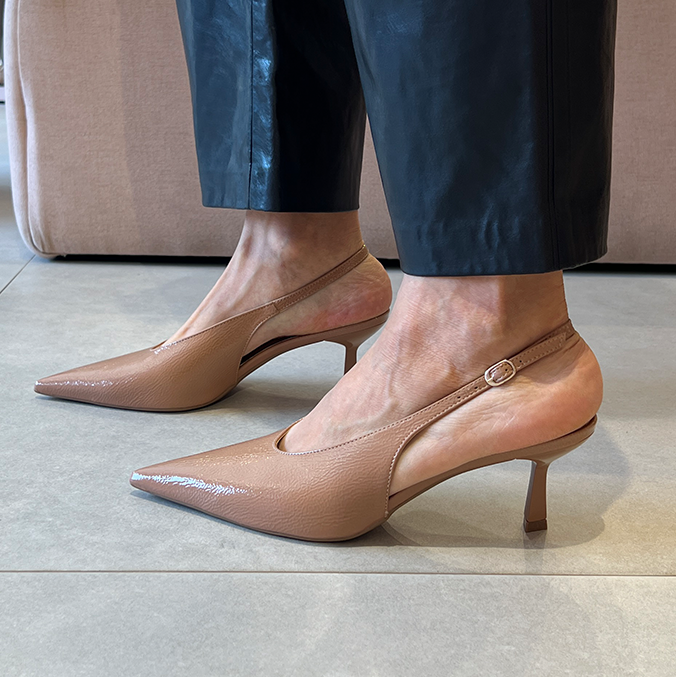 Scarpin Geisa Nude