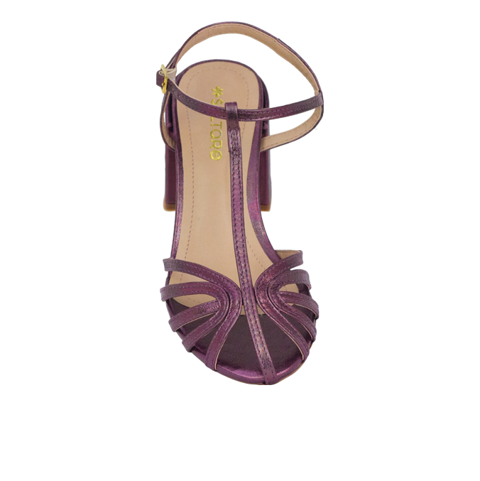 Sandália Tarsia New Vinho