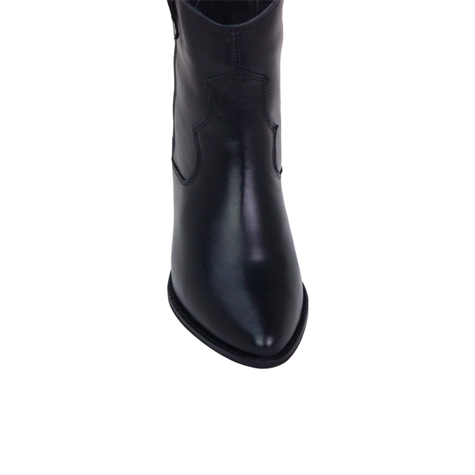 Bota Camila Preto – Couro Premium e Design Western
