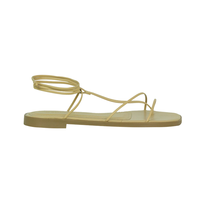 Rasteiras Amber Flat Amendoa